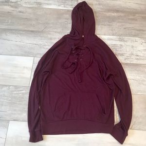 Plum colored hoodie